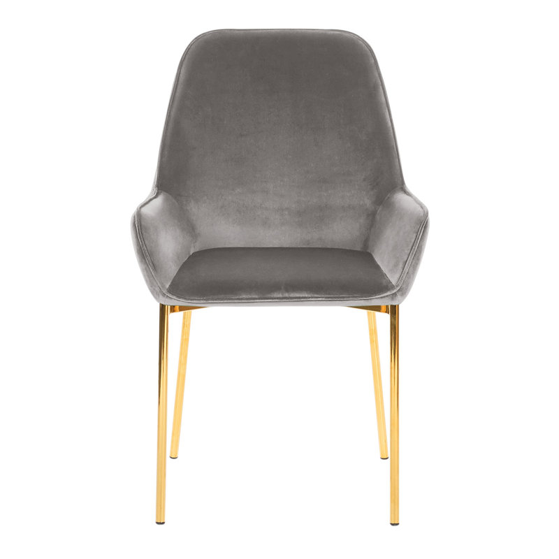 Flovilla Upholstered Dining Chair, Grey