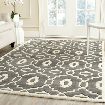 Carolene Hand Tufted Wool Geometric Rug