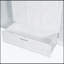 Lit escamotable simple avec tablettes de chevet et garde-robe