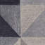 Tapis gris / noir touffeté à la main à motif géométrique Benjamin-1217618183