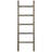 5 Rung Solid Wood Bathroom Blanket Ladder