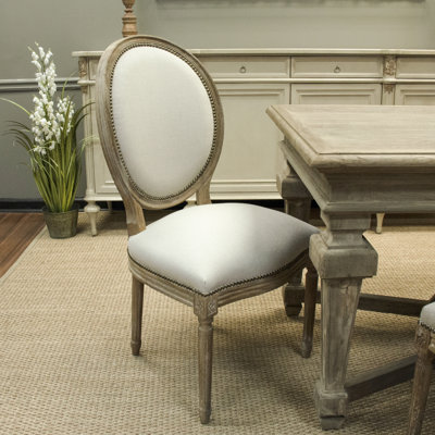 Chaise de salle à manger rembourrée Asta