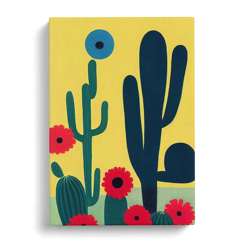 Cactus Cacti Vol.3 - Wrapped Canvas, 76cm H x 50cm W x 3cm D