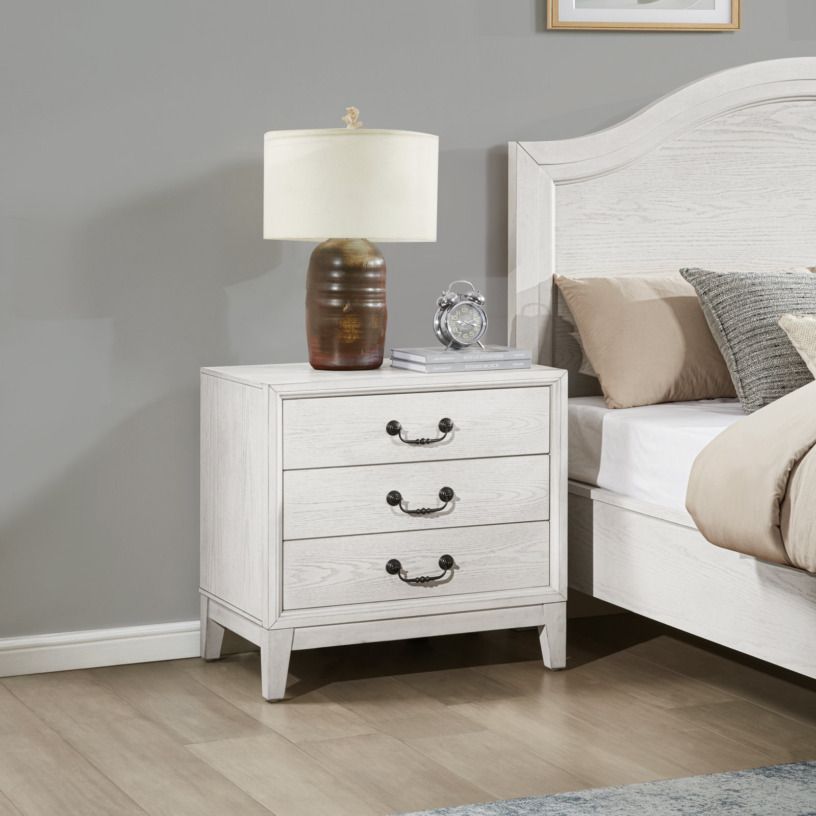 Bartlett 5-Piece Bedroom Set, White, King