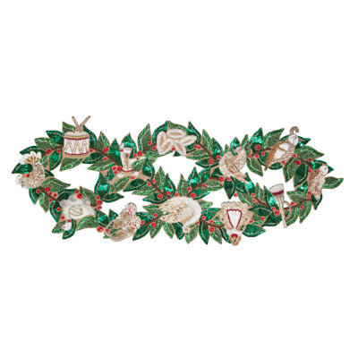Xmas Carol Table Runner