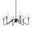 Kahraman 6 - Light Steel Dimmable Round Chandelier-43754620
