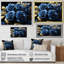 «Azure Blue Roses Arrangement Elegance II», reproduction sur toile-97032287-97032280