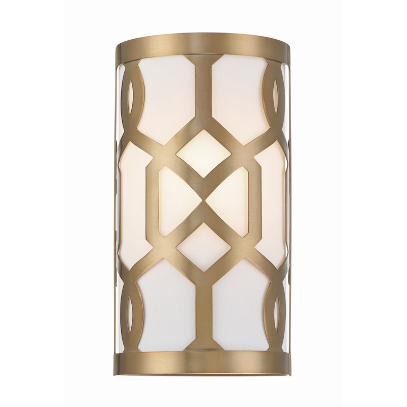 Jennings 1 - Light Flush Mounted Sconce, Aged Brass