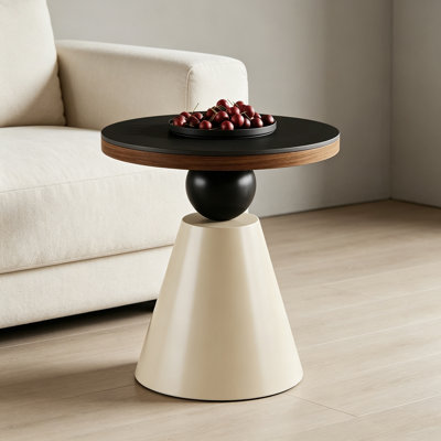 Table basse légère de luxe avec support en acier au carbone