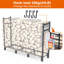 25.146cm W Metal Log Rack