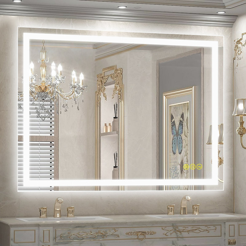 Miroir de salle de bain Amirie, 32 po x 40 po