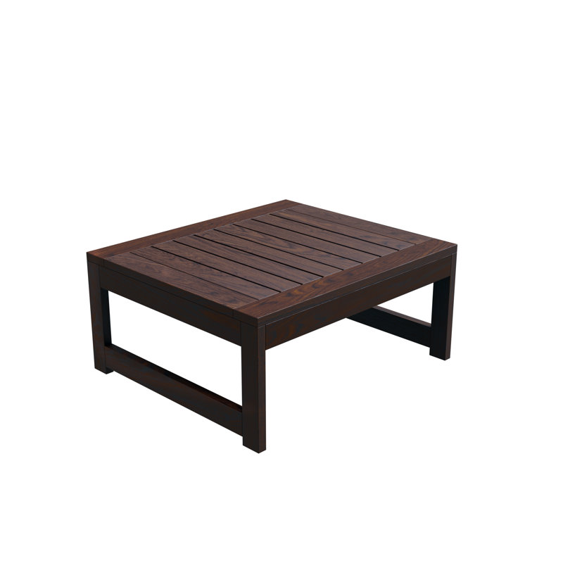 Jaqualin Pine Outdoor Ottoman, Harmony Brown