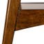 Table de bout blanche avec base en pacane, tablette de rangement disponible, assemblage requis, tablette de 22 po de hauteur et bois, 24 po x 22 po x 24 po-1472143852