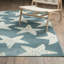 Tapis bleu / ivoire Quince-116003361