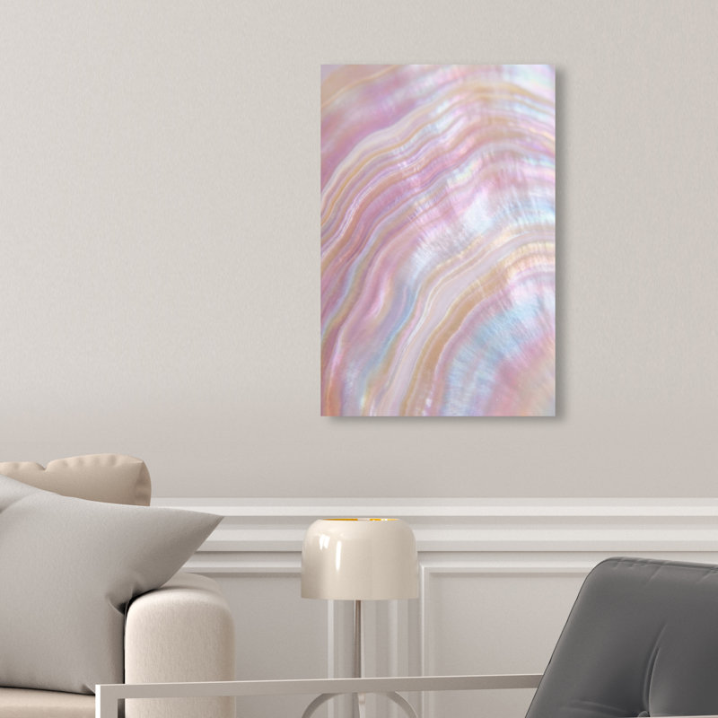 Blush Seashell Print by Oliver Gal, 15"H x 10"W, Gallery Wrapped