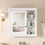 Armoire de rangement polyvalente avec miroir, alliant fonctionnalité et style pour votre maison.