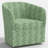 Pembroke Swivel Chair In Climbing Vines Green-121672263