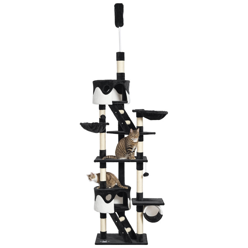 660.4cm H Cat Tree, Deep Grey