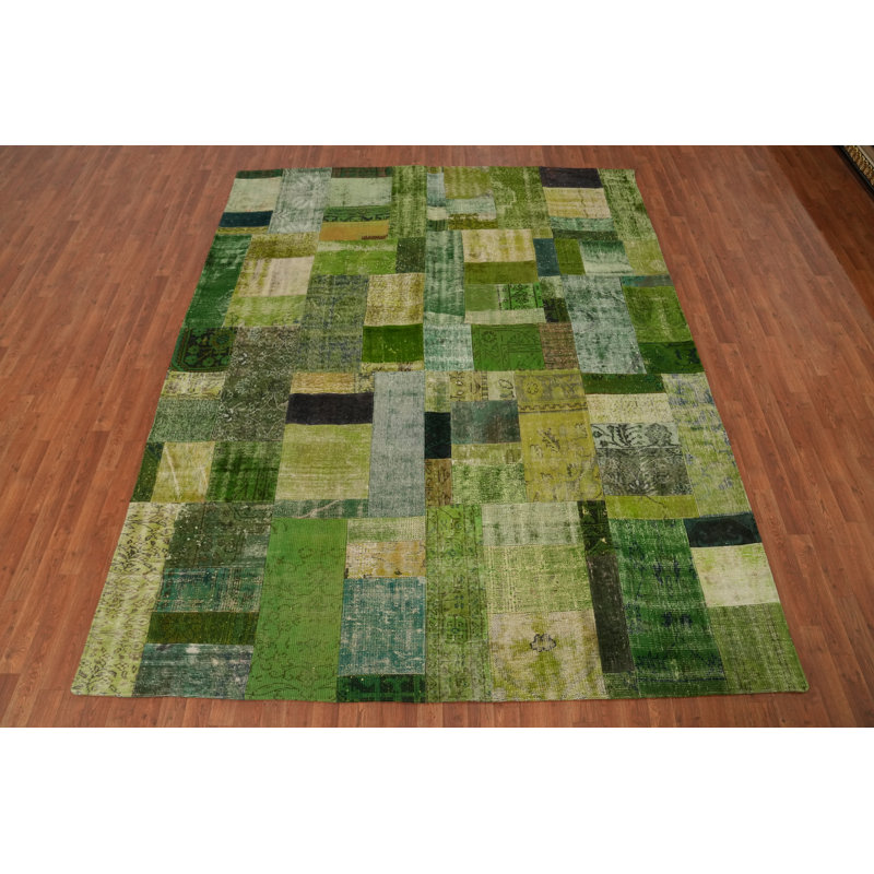 Tapis patchwork patiné 8 x 10