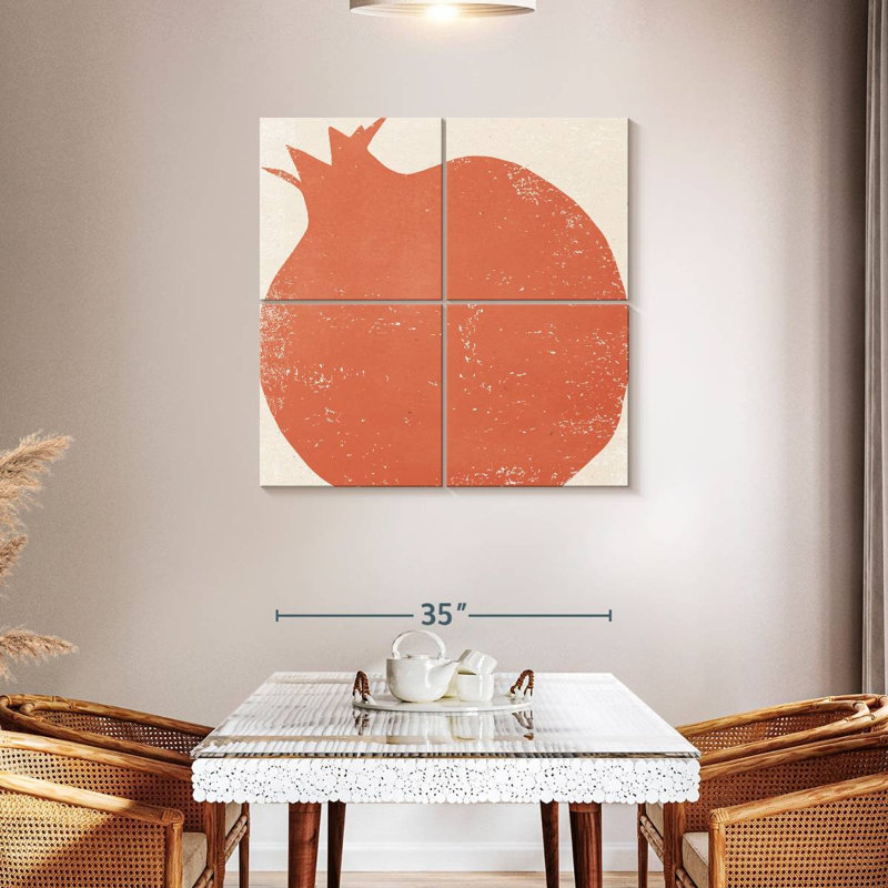 Yarlin Graphic Fruit, 38" H x 38" W