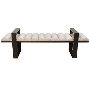 Banc en bois massif Conrad