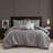 7 PCS Queen Comforter Set Grey-130217763