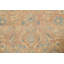 Tapis orange en laine noué à la main de conception unique 8 pi 1 po x 11 pi 9 po années 1960 Rheda