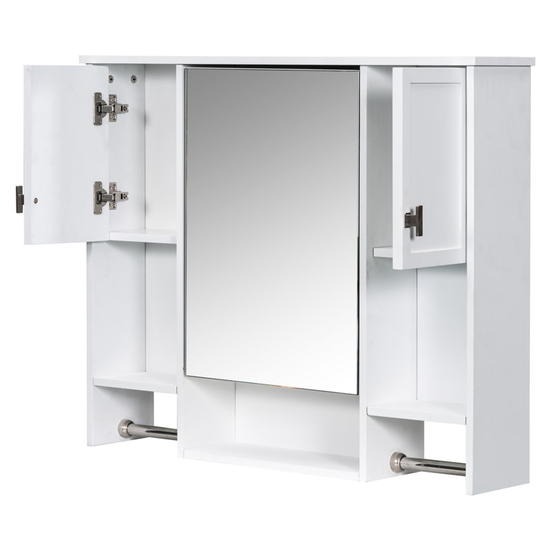 Armoire murale de salle de bain 35 po x 28 po avec miroir de qualité