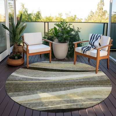 Tapis taupe intérieur / extérieur Athena 