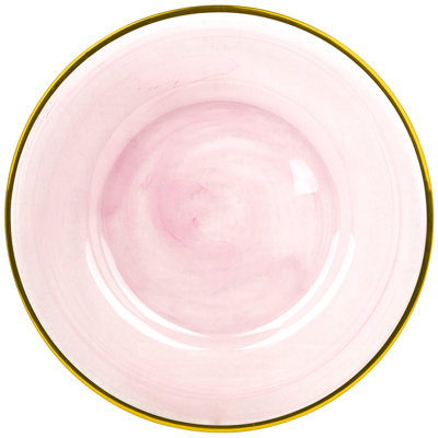 Musa Glass No Pattern Charger