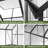 12 ft. W x 12 ft. D Greenhouse for Outdoors, with Reinforced Quick-Setup Structure and Roof Vent, Black