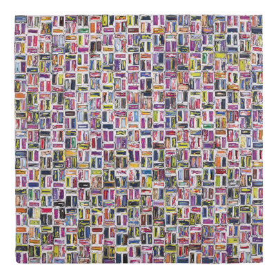 Handmade Modern Abstract Wall Decor on Wood