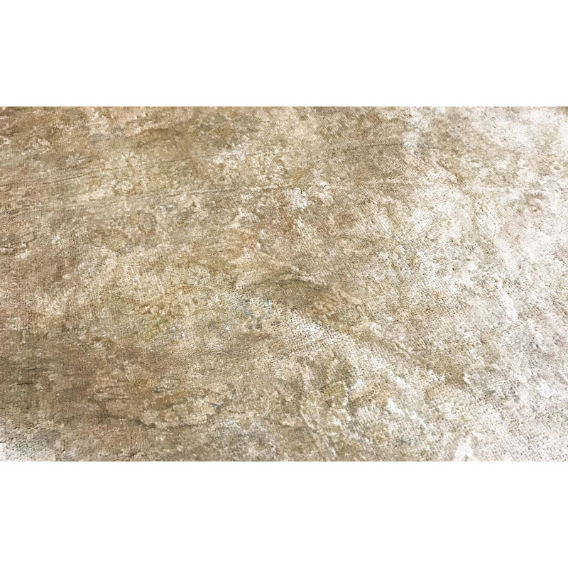 Silk Floral Area Rug