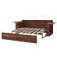 Grand lit de jour avec bureau amovible, tiroirs de rangement et table d'appoint hydraulique-1880744138-1880744139