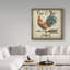Deagen «Rustic Rooster Vane 4», impression sur toile tendue-30364477
