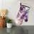 Violet Shimmer Ink Oven Mitt Cotton Twill