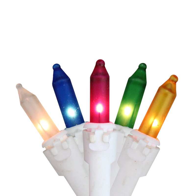 Ensemble de 50 mini lumières multicolores givrées 50 lumières
