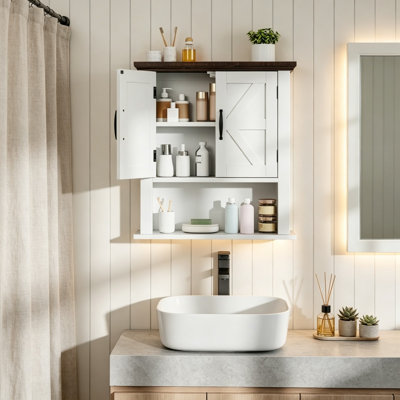 Wall Over the Toilet Storage