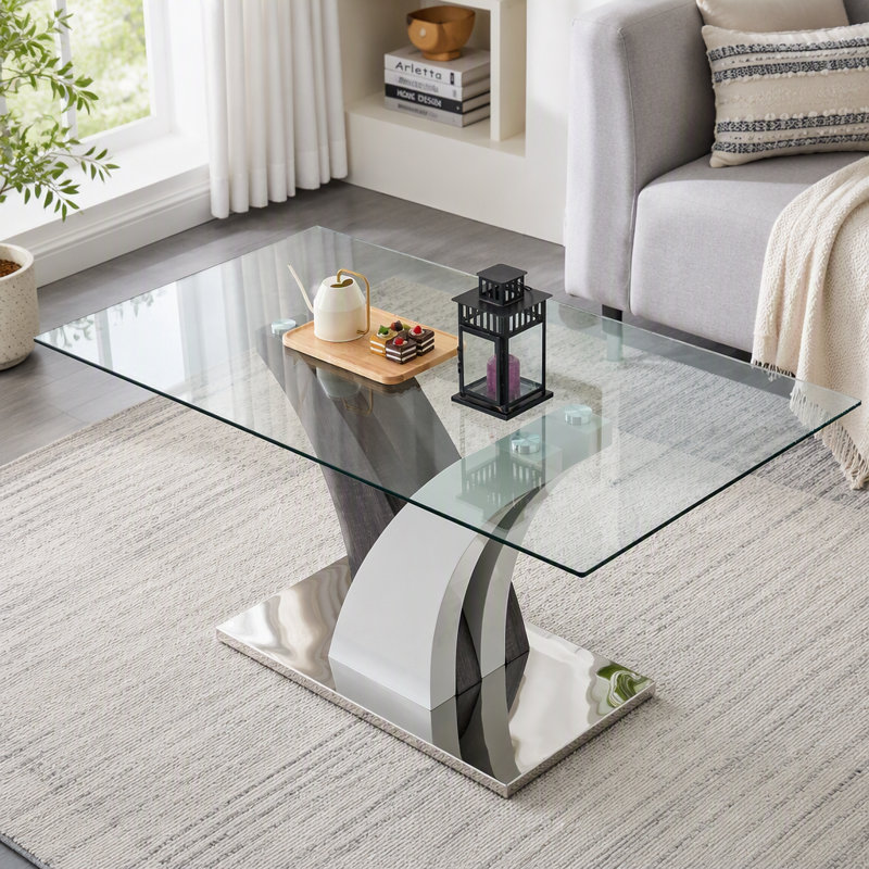 La table de salle à manger moderne, le comptoir en verre trempé et les pieds en MDF artistique sont parfaits pour accueillir des dîners, des conférences, des décorations de maison et de bureau.