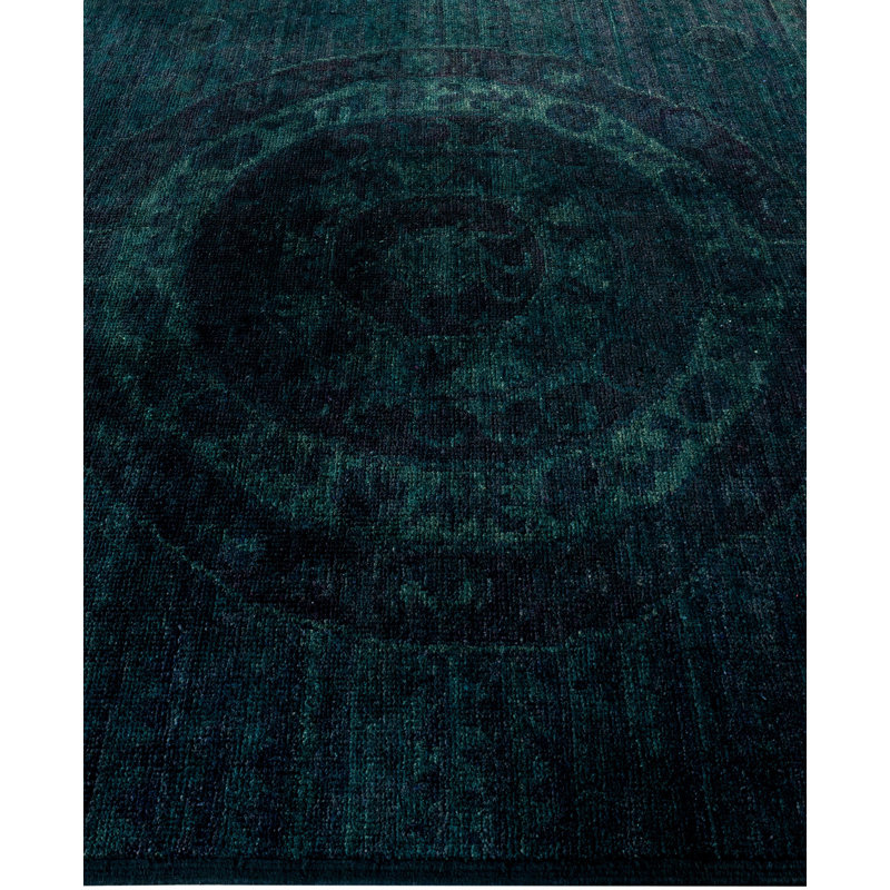 Overdyed One-of-a-Kind 6' 2" X 8' 10" Hand Knotted Area Rug