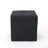 Modern Black Square Ottoman-751226192