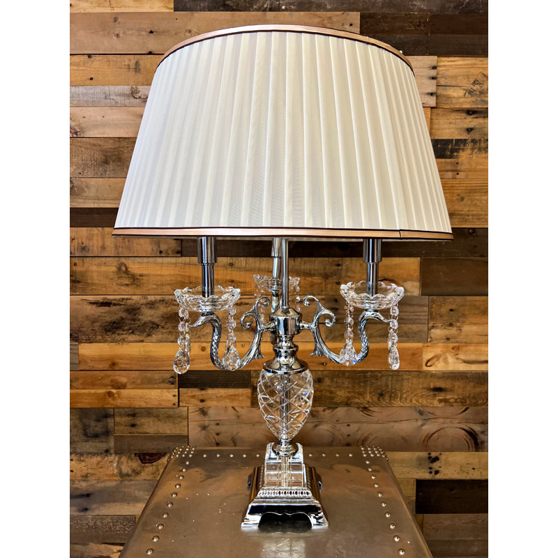 30'' Table Lamp, Chrome