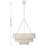 9-Light Chandelier in Blanco