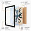 Geometric Octopus Coastal - Framed Print-1243358005-1243358002