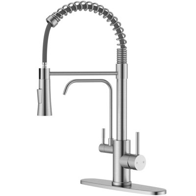 High Arch 2 Handle Faucet With Water Purifier