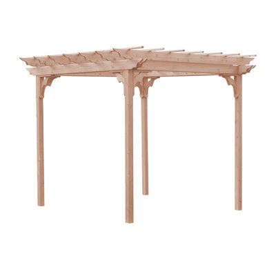 Pergola en bois massif