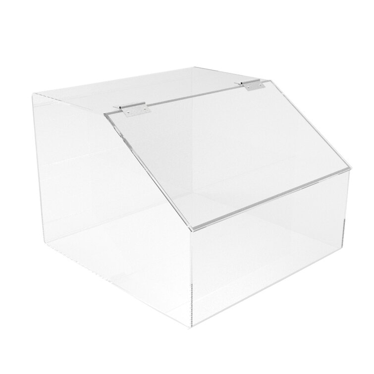 Square Acrylic Plastic Transparent Storage Box With Lid,Acrylic Jewelry And  Cosmetics Hand Display Box, Candy Small Object Storage Box