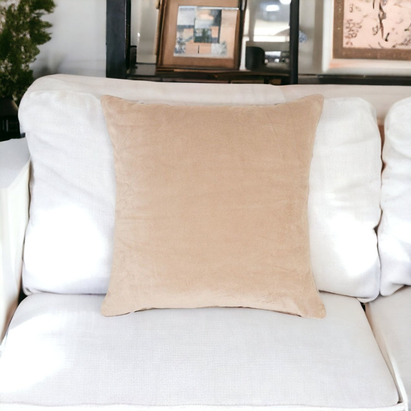 Throw Pillow Square Pillow Cover and Insert, Pillow Cover Only - No Insert