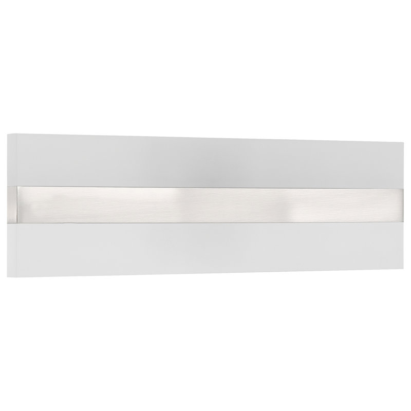 Dimmable LED Vanity Light, Brushed Steel