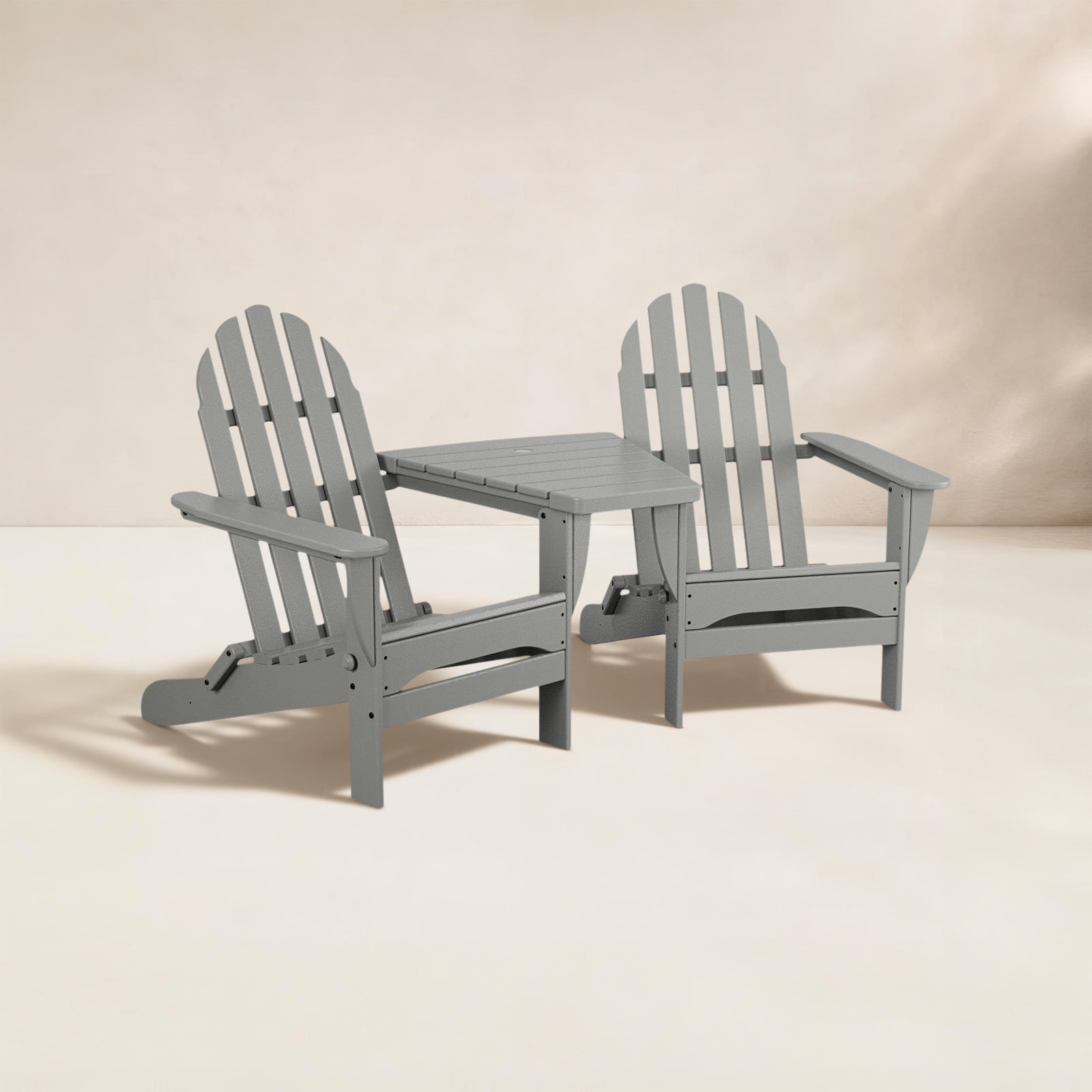 POLYWOOD® Classic Adirondack Chair, Slate Gray